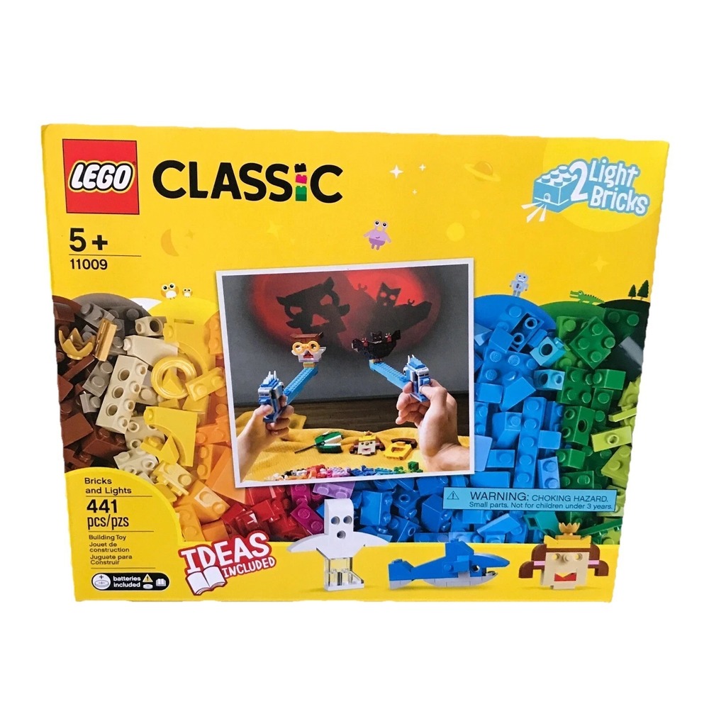 NEW SEALED-- LEGO Classic 11009 Bricks & Lights Shadow Theater Night Story Set